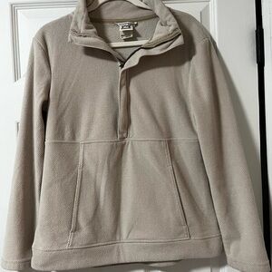 Avalanche Womens Light Tan Zip-Up Sweater